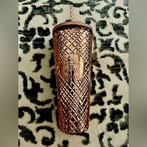 Starbucks Rose Gold 24oz Tumbler. New with tags (limited, sold out edition)